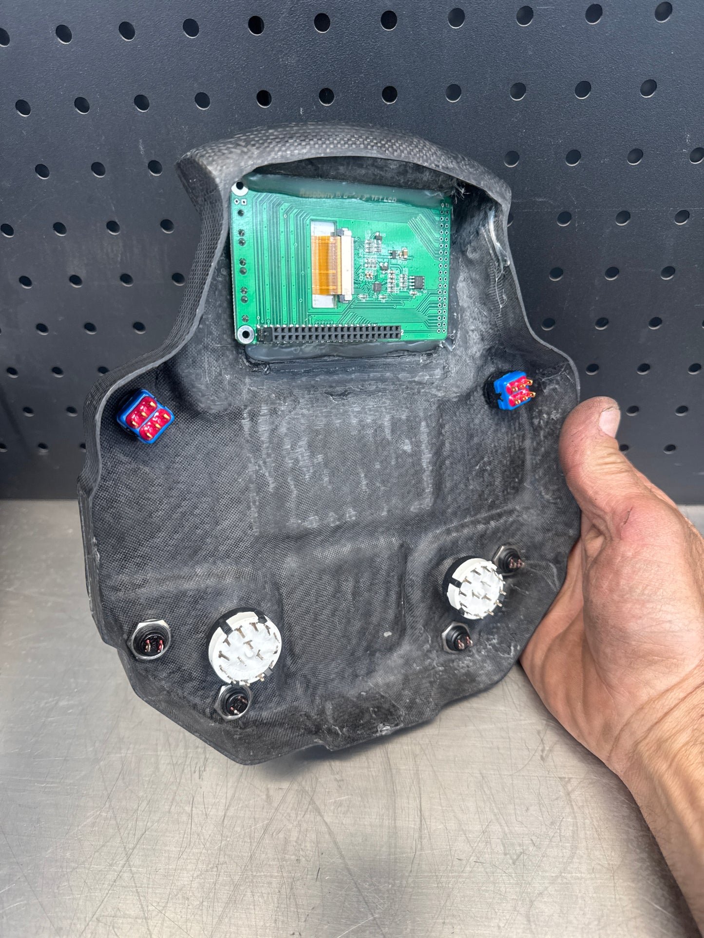 Carbon switch dash panel